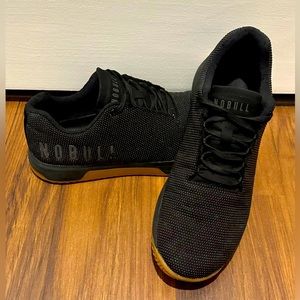NOBULL trainer+ in Black gum. Size US 11.5